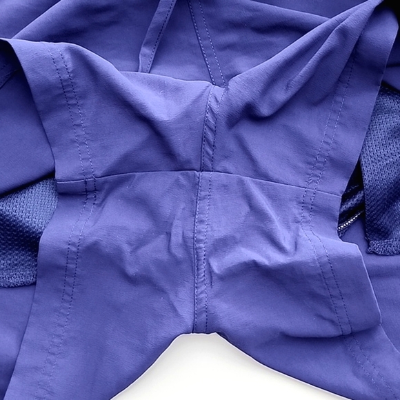 L.L.  Bean Women's Activewear Shorts Purple Tie Waist 3.5" Inseam Sz Small Reg - Picture 6 of 13